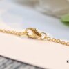 Classic Bestseller CARTIER Love Series Double Ring Necklace CNC Precision Crafted Plated Gold Tone