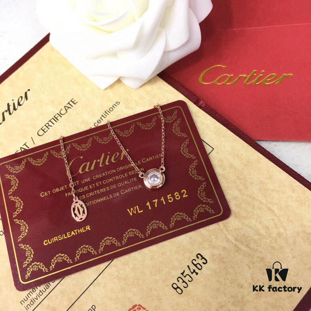 Hot Selling Cartier-inspired Little Bubble Necklace, Classic Bestseller, Simple and Elegant, Must-have Fresh and Stylish Daily Accessory, S925 Sterling Silver with White Gold and Rose Gold Plating