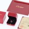 New Arrival 💗 Cartier Rose Gold Double Ring Full Diamond Round Pendant Necklace