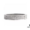 Cartier Screw Ring Pair, Full Diamond Set, CMC Craftsmanship, Simple and Stylish, Timeless Classic Design