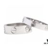 Cartier Screw Ring Pair, Diamond-Free Design, CMC Craftsmanship, Simple and Stylish, Timeless Classic