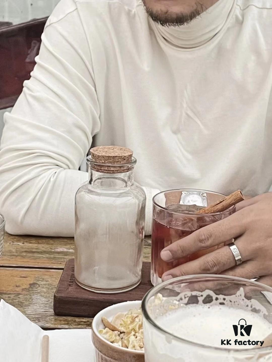 Cartier Screw Ring Pair, Diamond-Free Design, CMC Craftsmanship, Simple and Stylish, Timeless Classic