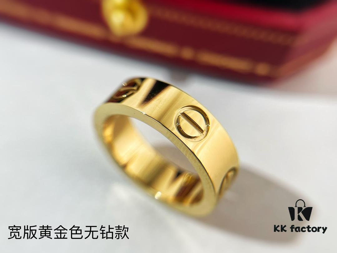 Available in three colors: gold, rose gold, and silver; with or without diamonds, wide or narrow style; sizes 5 through 11