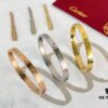 Cartier Classic Love Series Bracelet, Customizable with Laser Engraving