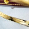 Cartier Classic Love Series Bracelet, Customizable with Laser Engraving