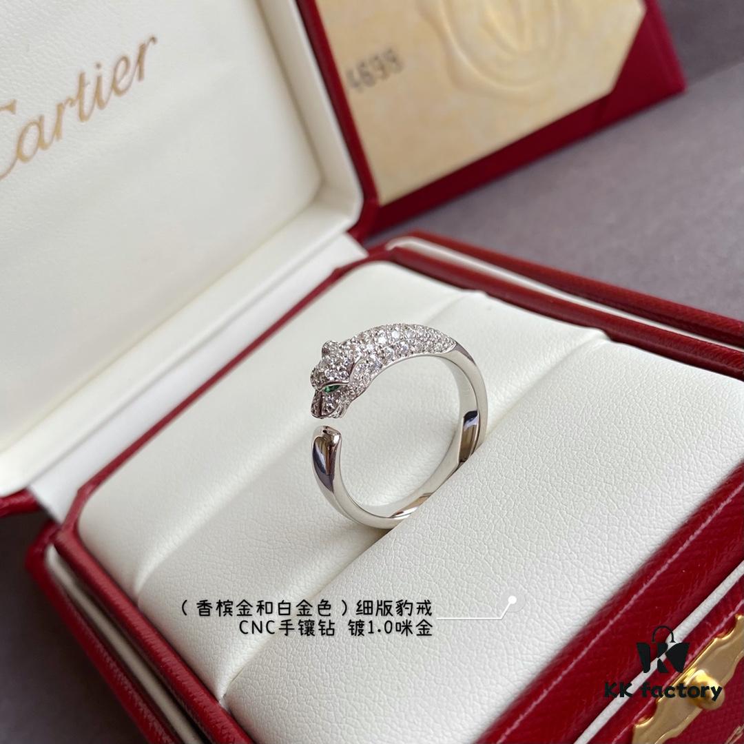 CNC Hand-Set Diamond Inlaid Thin Leopard Ring 💍 Sizes 5-6-7-8, Super Thick and Powerful Design! Unisex Leopard Ring for Couples 👫 with 18K Gold Plated Finish, Each Piece Precisely Carved by Master Craftsmen to Deliver a Perfect, High-End Look – Absolutely Top-Tier Quality!
