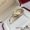 V Gold Material Cartier Trinity Ring 💍 A Classic Diamond Ring Embracing Symmetrical Elegance