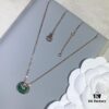 Carter Amulette Pendant Necklace - Malachite (Good Luck Charm)