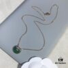Carter Amulette Pendant Necklace - Malachite (Good Luck Charm)