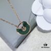 Carter Amulette Pendant Necklace - Malachite (Good Luck Charm)