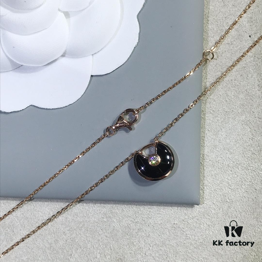 Carter Amulet Necklace - Black Onyx (Strength Talisman)