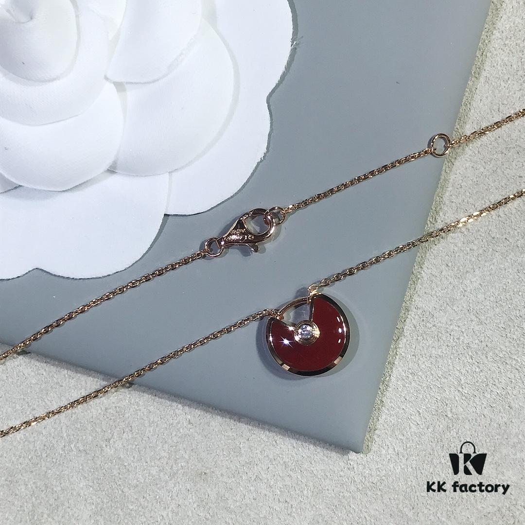 Carter Amulette Pendant Necklace - Carnelian (Health Talisman)