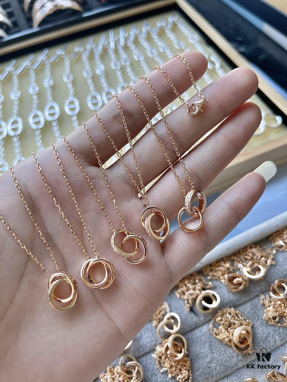 Cartier Double Ring Necklace