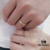 V Gold Material Cartier New Version Diamond Ring 💍 Most Popular Ring 💍💋💄 Eternal Classic, Highly Sought-After in Recent Years, High-End, High-Carbon Micro-Paved Diamond Setting, Same Craftsmanship, Different Price, Genuine Gold Feel