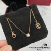 Authentic CNC Version Cartier Single Diamond Necklace, 925 Sterling Silver, with Original Mini Pendent