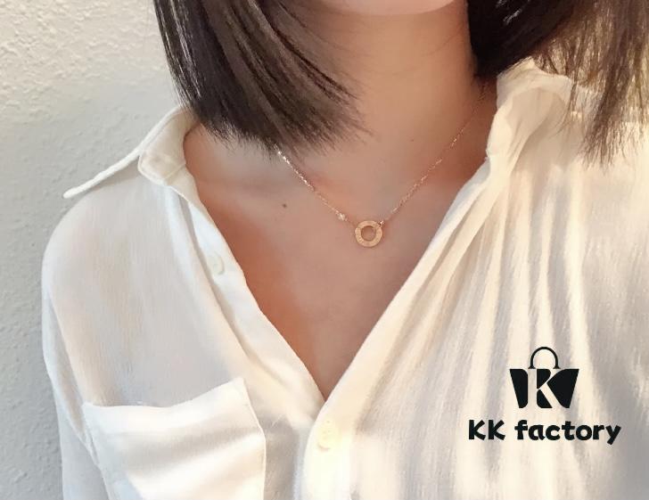 Cartier Classic Love Round Pendant Necklace, High-End Custom Reproduction, German Imported S925 Sterling Silver, Full Diamond Inlay, Original Logo and Engraving, Perfect Craftsmanship