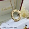 High-End CNC Version Cartier Classic LOVE Smooth Double Round Pendant Necklace 💎 Real Photos, German Imported S925 Sterling Silver, Full Diamond-Paved, Original Design Replication, Luxury High-Quality Custom Jewelry