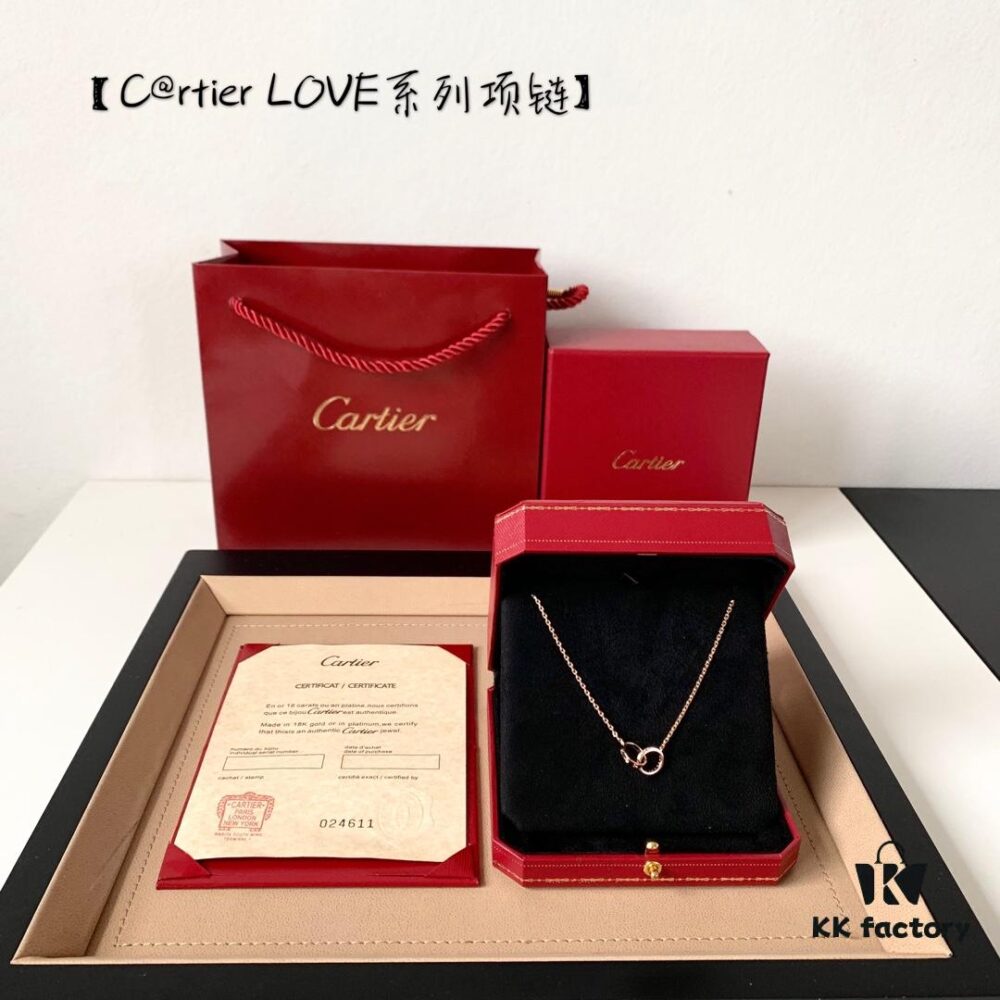 C@rtier Love Series Necklace – Perfect Two-Tone Design