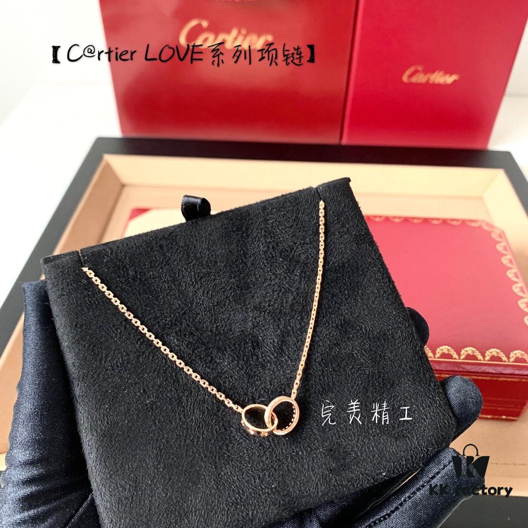 C@rtier Love Series Necklace – Perfect Two-Tone Design