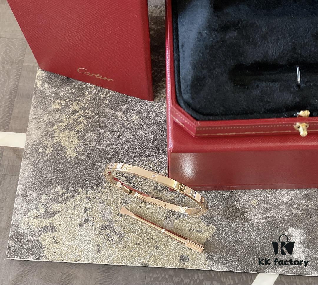 Screw Six-Diamond Mini Bracelet