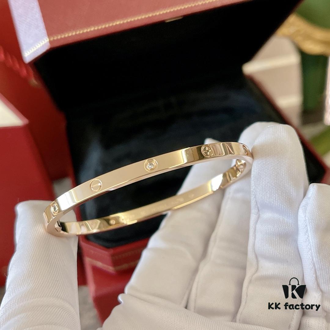 Screw Six-Diamond Mini Bracelet