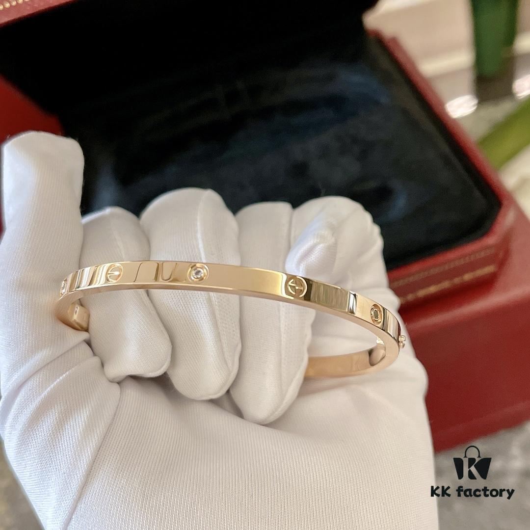 Screw Six-Diamond Mini Bracelet