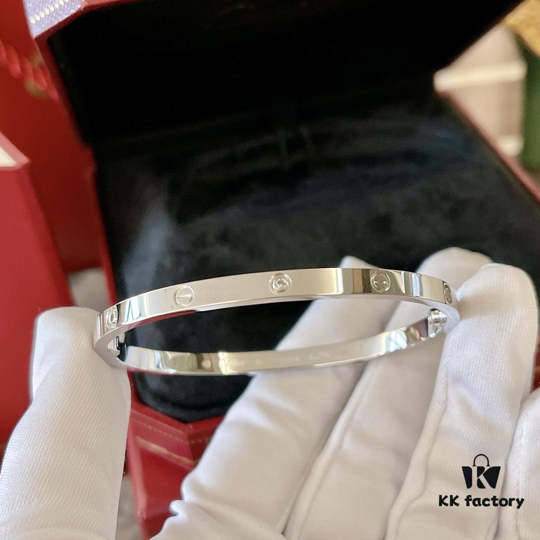 Screw Six-Diamond Mini Bracelet