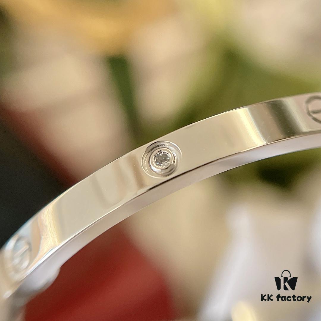 Screw Six-Diamond Mini Bracelet