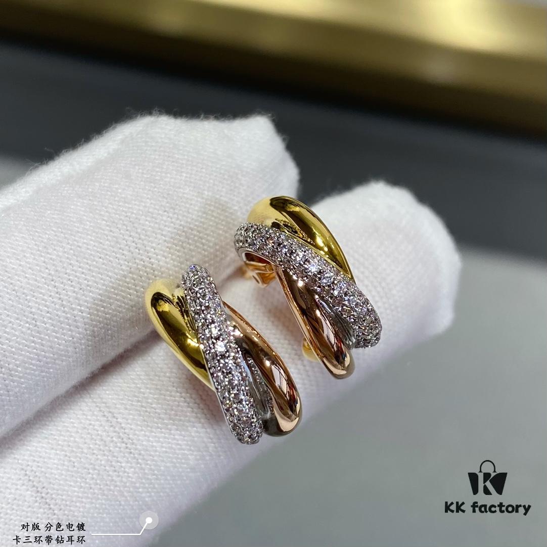 Cartier Trinity Diamond Earrings, Another Classic Perfectly Embodies Symmetrical Elegance