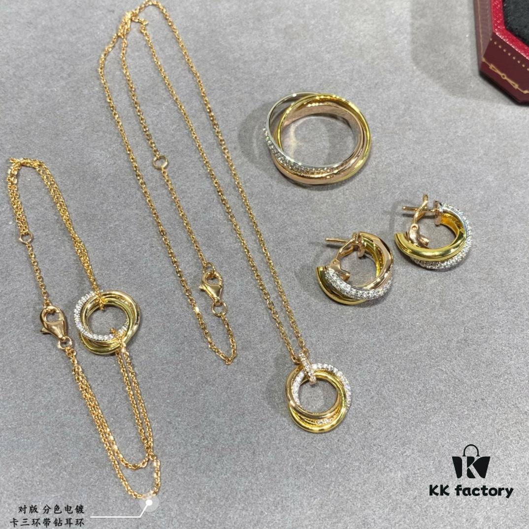 Cartier Trinity Diamond Earrings, Another Classic Perfectly Embodies Symmetrical Elegance