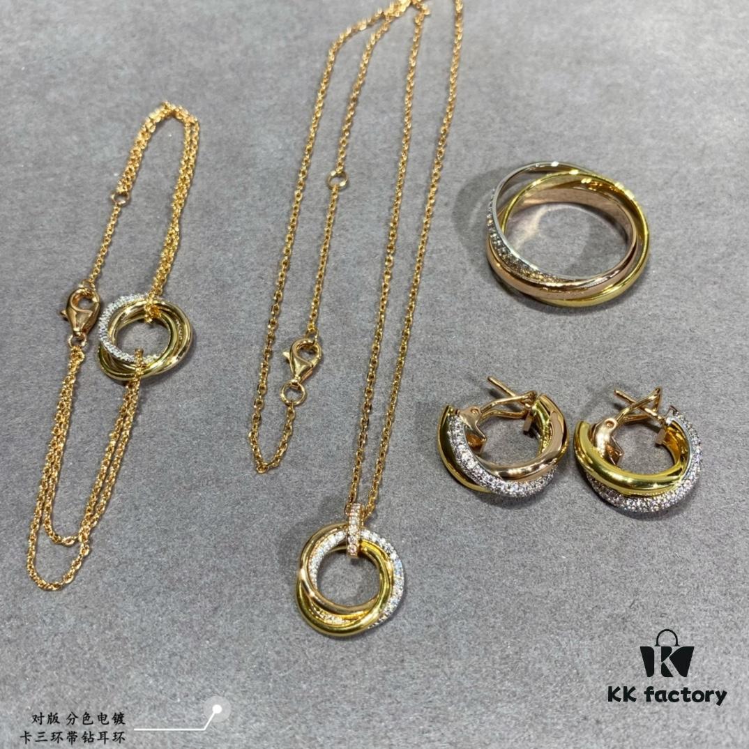 Cartier Trinity Diamond Earrings, Another Classic Perfectly Embodies Symmetrical Elegance