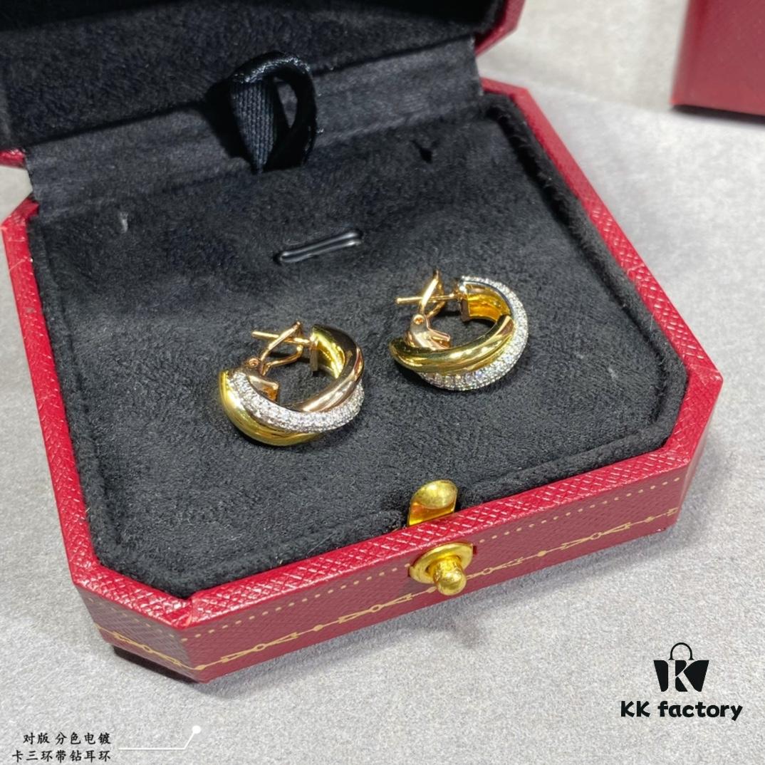 Cartier Trinity Diamond Earrings, Another Classic Perfectly Embodies Symmetrical Elegance