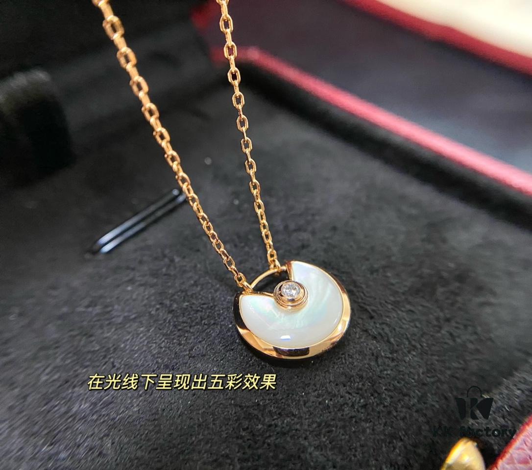 Experience the Details Under a Magnifying Glass: The White Is White Mother-of-Pearl, Symbolizing Protection