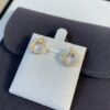 Cartier Love Collection Diamond-Paved Mini Stud Earrings
