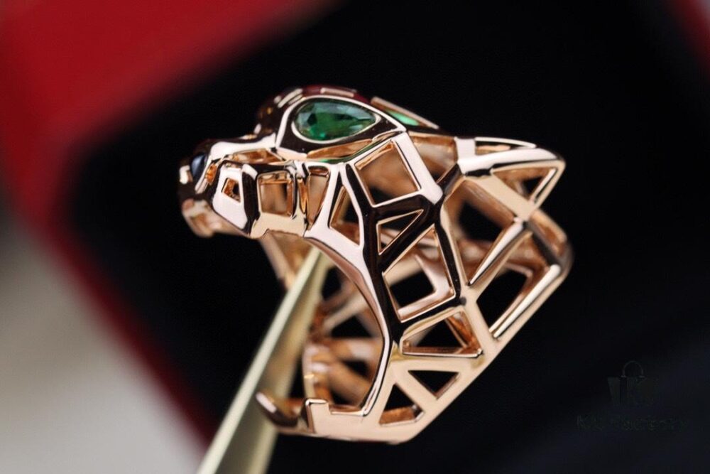 Cartier Panther Head Openwork Ring