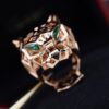 Cartier Panther Head Openwork Ring