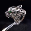 Cartier Panther Head Openwork Ring