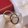 Cartier Trinity Three-Band Ring in Yellow Gold, White Gold, and Black Ceramic