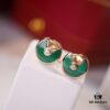 Cartier Amulette de Cartier Classic Stud Earrings, A Captivating Jewelry Series Crafted with Rare Gemstones, Symbolizing Luck and Elegance