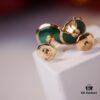 Cartier Amulette de Cartier Classic Stud Earrings, A Captivating Jewelry Series Crafted with Rare Gemstones, Symbolizing Luck and Elegance