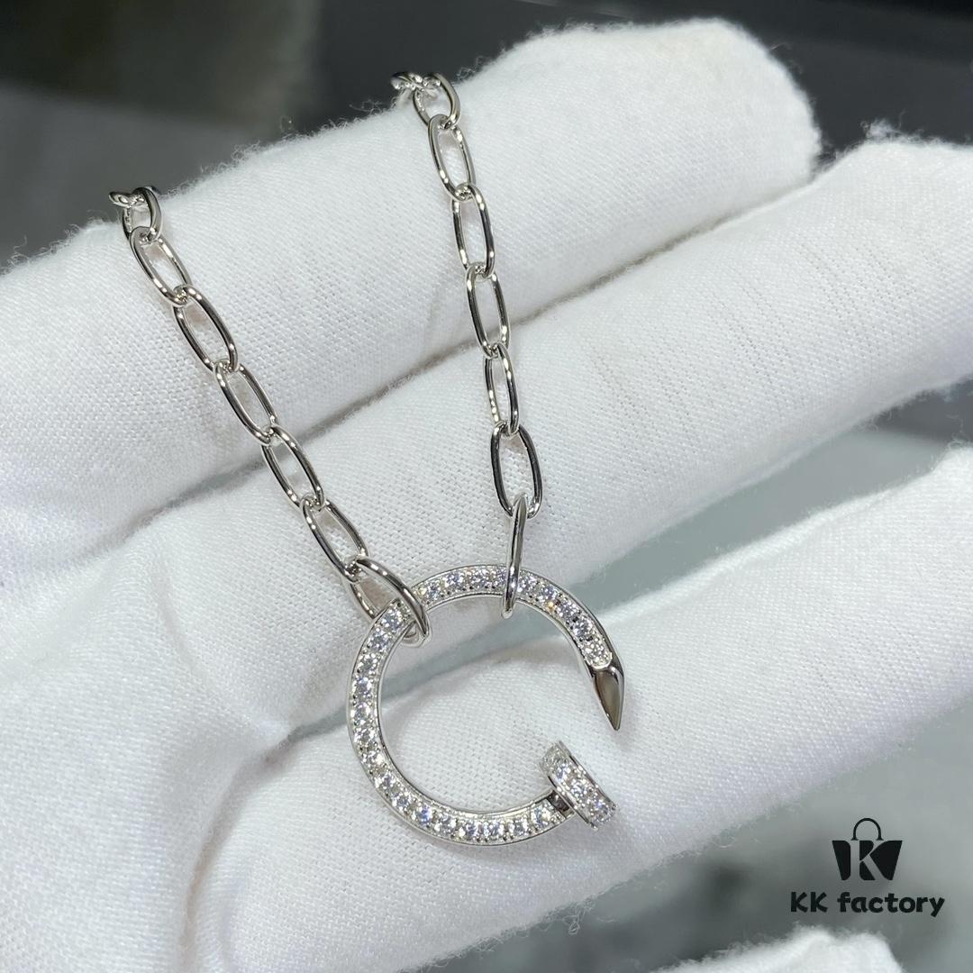 Cartier Bold Chain Nail Necklace Collection Image