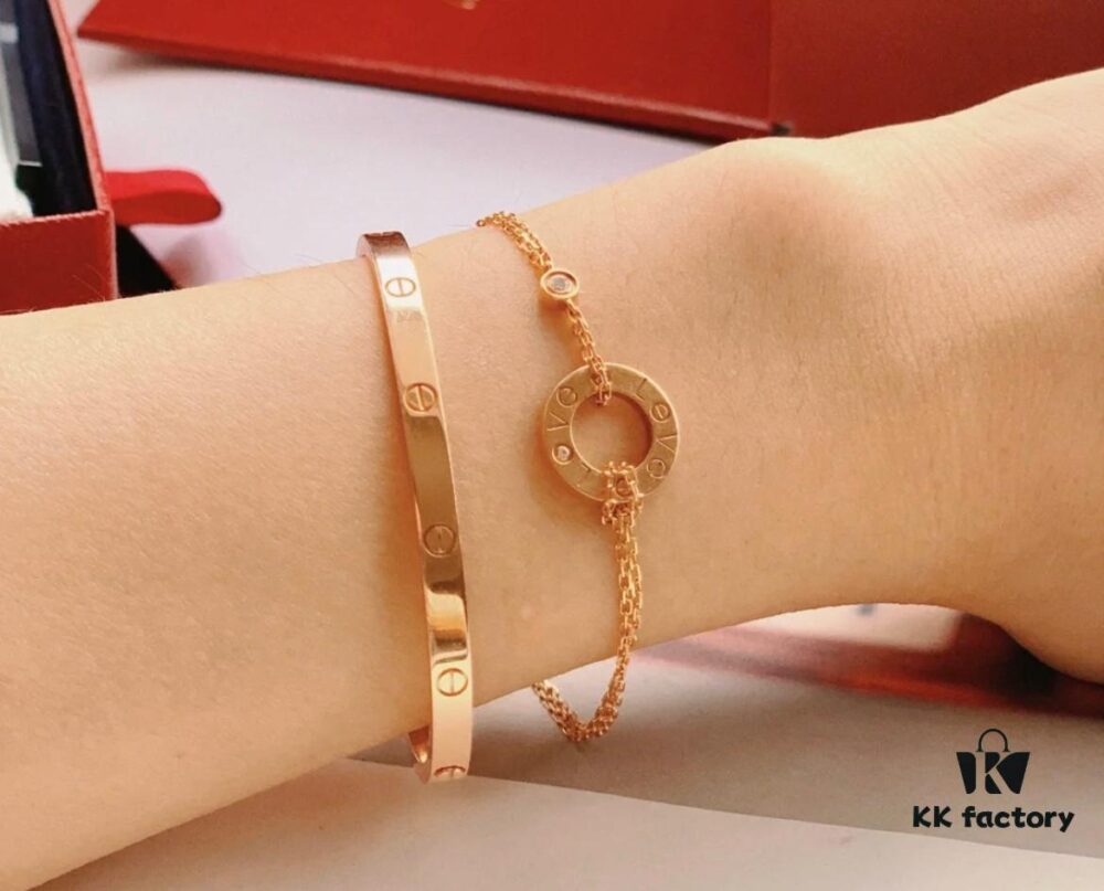 CNC High-End Cartier Narrow Smooth LOVE Bracelet