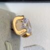 Cartier Panther Diamond Stud Earrings, Top-Tier CNC Craftsmanship