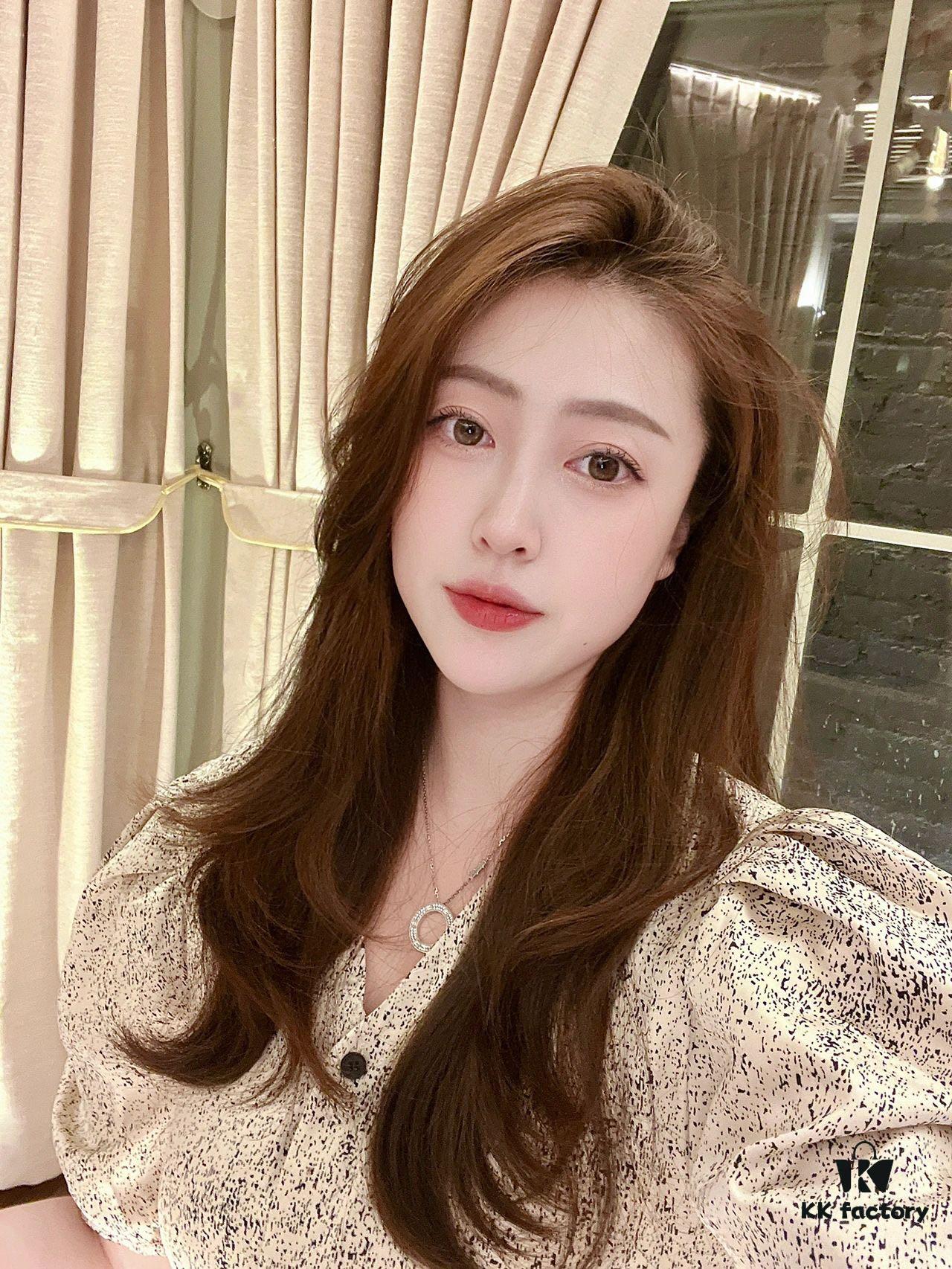 Kajia Love Series Full Diamond-Cut Large Pendant Necklace in White Gold Color