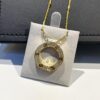 Kajia Love Series Starry Sky Pendant Necklace in Gold Color