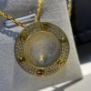 Kajia Love Series Starry Sky Pendant Necklace in Gold Color
