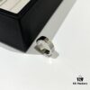 Cartier Love Collection Wide Plain Band Ring in White Gold with CNC Craftsmanship