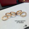 KAJIA Love Series Wide Plain Ring in Rose Gold with CNC Craftsmanship