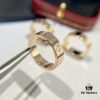 KAJIA Love Series Wide Plain Ring in Rose Gold with CNC Craftsmanship