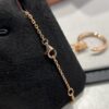 Cartier Diamond-Studded Nail Necklace in Rose Gold Color